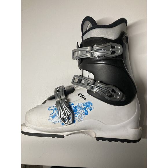 Salomon SPK junior US shoe size 5.5 Mondo 23.5 youth kid white Ski Boots - Picture 5 of 7